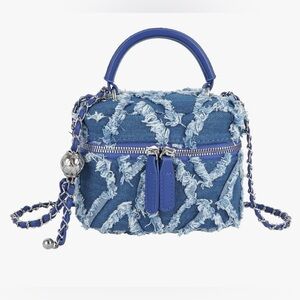 Blue Denim Handbag